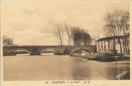 CHARMES - Le Port - (Avec Une Péniche )  47 - Charmes