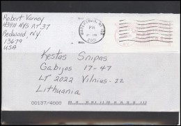 USA 079 EMA Cover Air Mail Postal History Meter Mark Franking Machine - Marcophilie