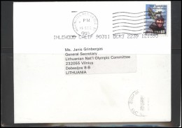 USA 080 Cover Air Mail Postal History Aviation Personalities Pilot - Poststempel