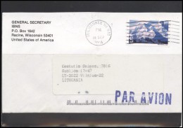 USA 092 Cover Air Mail Postal History Alaska Mt. McKinley Mountains - Postal History