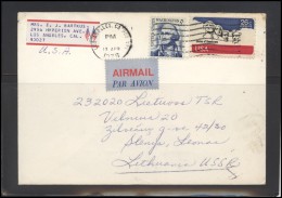 USA 094 Cover Air Mail Postal History Personalities Presidents - Postal History