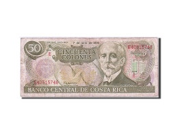 Billet, Costa Rica, 50 Colones, 1993, 1993-07-07, KM:257a, TB - Costa Rica