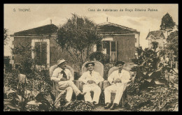 SÃO TOMÉ E PRÍNCIPE - COSTUMES -Casa De Habitação Na Roça Ribeira Palma   Carte Postale - São Tomé Und Príncipe