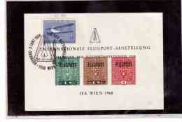 TEM7723   -   IFA-NEUDRUCKBLOCK ( NETTO KAT. NR. N7 )    /   WIEN  3.6.1968 ( TAG DER AEROPHILATELIE ) - Proofs & Reprints