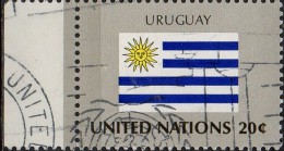 PIA - ONU  N.Y - 1984 : Bandiera Dell' Uruguay- (YV 422) - Gebruikt