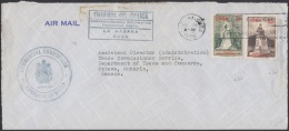 1960-H-40 (LG205) CUBA 1960. CORRESPONDENCIA DIPLOMATICA. EMBAJADA DE CANADA EN LA HABANA . - Lettres & Documents