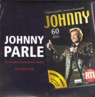CD  Johnny Hallyday  "  Johnny Parle  "  Promo - Collectors