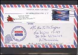 USA 111 Cover Air Mail Postal History California Park - Marcofilia