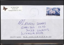 USA 112 Cover Air Mail Postal History Alaska Mountains - Marcophilie