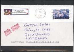 USA 114 Cover Air Mail Postal History Alaska Mountains - Marcophilie