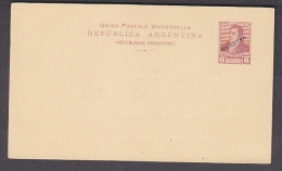 Argentina 1892 Postal Stationery (Postcard)  6 Centavos Ovptd Muestra (Specimen) Unused (27023) - Ganzsachen