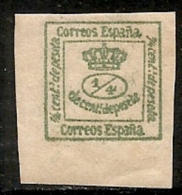 1876-ED. 173 ALFONSO XII 1 CUARTO  VERDE OSCURO- NUEVO - MH - - Nuevos