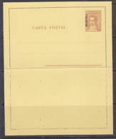 Argentina 1935 Postal Stationery (Carta Postal)  4 Centavos Ovptd Muestra (Specimen) Unused (27023G) - Postwaardestukken