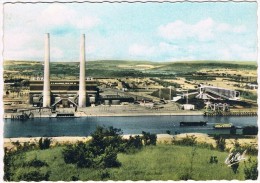 PORCHEVILLE . 78 . Vue Aerienne Sur L'usine Thermique . EDF . - Porcheville