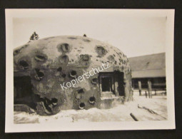 Altes Foto Bunker Im Elsass 1941 Krieg Militär WK 2 - Krieg, Militär