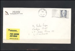 USA 126 Cover Air Mail Postal History Personalities - Postal History