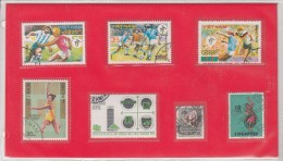 Tematica  Calcio E Altri . 7  Stamps Used - Oblitérés