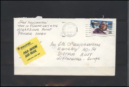 USA 137 Cover Air Mail Postal History Personalities Aviation Women Pilot - Marcofilia