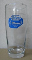 AC - EFES PILSEN BEER GLASS # 7 FROM TURKEY - Cerveza