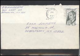 USA 139 Cover Air Mail Postal History Personalities Dean Acheson - Marcophilie