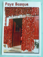 V08-64-B-pyrenees-atlantiques-piments D'espelette--"ttipittoin - Borda""_pays Basque-beau Timbre- Charles De Gaulle-- - Espelette