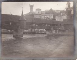 Foto Oktober 1904 LUZERN (Lucerne) - Spreuer-Brücke (A133) - Lucerne