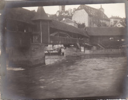 Foto Oktober 1904 LUZERN (Lucerne) - Spreuer-Brücke (A133) - Lucerne