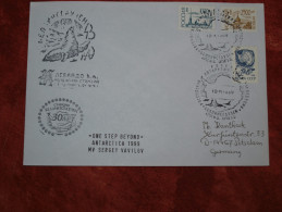 Base Russe Bellingshausen19  01  1999 Cachet  MV SERGEY VAVILOV - Onderzoeksstations