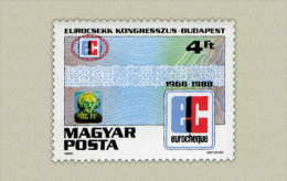 Hungary 1988. Eurocsekk Congress Stamp MNH (**) Michel: 3965 / 0.60 EUR - Unused Stamps