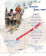 51 - REIMS - NAPOLEON 1ER EN 1810- MENU NOEL 1965-  JACQUESSON & FILS- CHAMPAGNE- IMPRIMERIE LACHAISE BRIVE - Menus