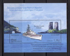 Saint Pierre Et Miquelon 2011.Feuillet.Escorteur D'escadre.FORBIN - Neufs