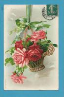 CPA A. & M.B. 516 - Fantaisie Fleurs Panier Roses Et Muguet Illustrateur Catharina KLEIN - Klein, Catharina