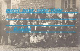 Cpp Portrait De Groupe Avec Famille DUFFAY GIRARD NANTERRE Hommes Femmes Enfants Tenus De Sorti Fête Mariage ? Batiment - Genealogia