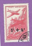 MONACO TIMBRE POSTE AERIENNE N° 8 OBLITERE - Poste Aérienne