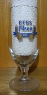 AC - EFES PILSEN BEER CHALICE GLASS # 5 FROM TURKEY - Cerveza