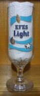 AC - EFES PILSEN LIGHT BEER CHALICE GLASS # 4 FROM TURKEY - Cerveza