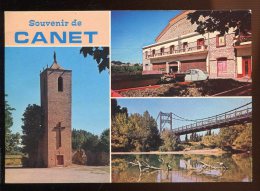 CPM 66 Souvenir De CANET Multi Vues - Canet En Roussillon