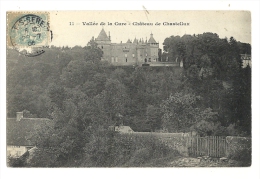 Cp, 89, Vallée De La Cure, Château De Chastellux, Voyagée 1908 ? - Other & Unclassified