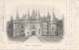 Vigny Entée Du Chateau 1900  Au Dos Cachet Convoyeur Gournay à Paris - Vigny