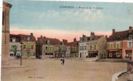 CONTRES PONT DE LA VICTOIRE (CARTE COLORISEE) - Contres