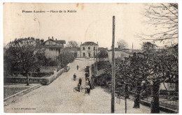 " PISSOS - Place De La Mairie " Circulé Vers Lucabardez - Sore