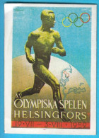 PANINI OLYMPIC GAMES MONTREAL 76 - No. 67 HELSINKI 1952. Finland Poster (Yugoslav Edition) Juex Olympiques Olympia 1976 - Trading Cards