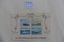 S.P.M :Saint Pierre Et Miquelon :Bloc Feuillet N°4 Neuf - Blokken & Velletjes