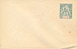 French Guyana Postal Stationery Cover 5 Cent. - Neufs