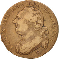 Monnaie, France, 12 Deniers François, 12 Deniers, 1792, La Rochelle, TB+ - Other & Unclassified