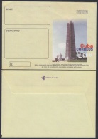 2000-EP-89 CUBA 2000. Ed.8. SOBRE CARTA. POSTAL STATIONERY. PLAZA DE LA REVOLUCION. UNUSED. - Storia Postale