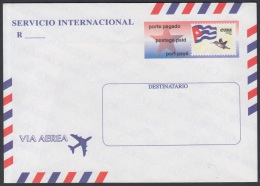 1998-EP-90 CUBA 1998. Ed.1. POSTAL STATIONERY. SOBRE CARTA DE PORTE PAGADO. SERVICIO INTERNACIONAL. UNUSED. - Covers & Documents