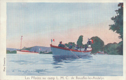 HAFFNER LIGUE MARITIME ET COLONIALE Les Pilotins Au Camp L.M.C. De Bouafles Les Andelys - Haffner