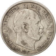 Monnaie, Etats Allemands, PRUSSIA, Wilhelm I, 2 Mark, 1876, Cleves, TTB, Argent - Other & Unclassified