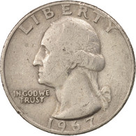Monnaie, États-Unis, Washington Quarter, Quarter, 1967, U.S. Mint - 1932-1998: Washington